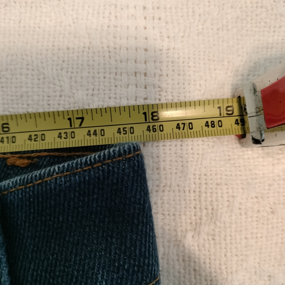 Vintage Levi's Blue Jeans with Cactus Design Men's 36x27 - Picture 11 of 12
